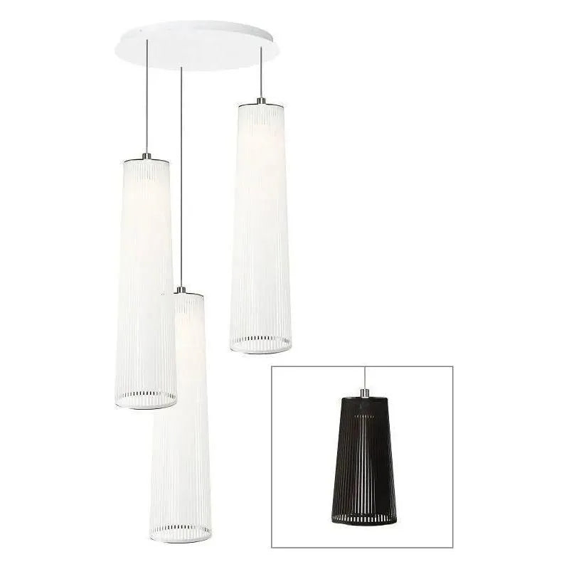 Pablo Designs - Solis Chandelier 3 - SOLI CHAN 48/3 BLK | Montreal Lighting & Hardware