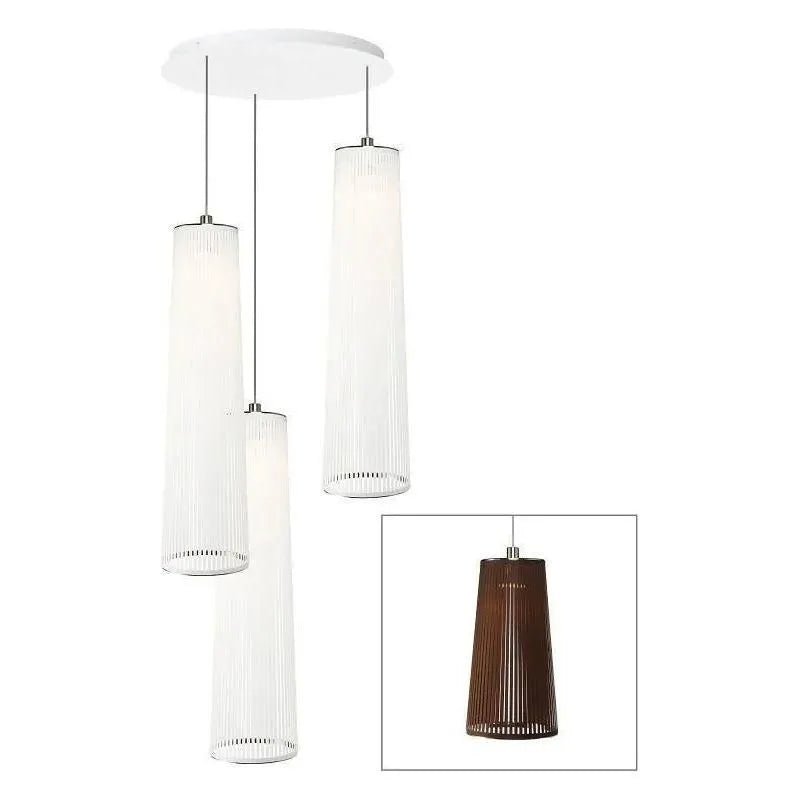 Pablo Designs - Solis Chandelier 3 - SOLI CHAN 48/3 BRN | Montreal Lighting & Hardware
