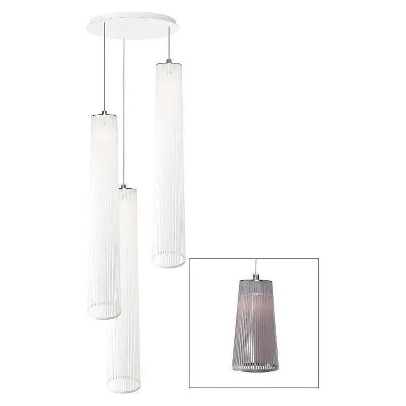 Pablo Designs - Solis Chandelier 3 - SOLI CHAN 72/3 SLV | Montreal Lighting & Hardware