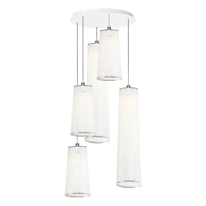 Pablo Designs - Solis Chandelier 5 - SOLI CHAN MIX 24/48 - 5 WHT | Montreal Lighting & Hardware