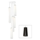 Pablo Designs - Solis Chandelier 5 - SOLI CHAN MIX 48/72 - 5 BLK | Montreal Lighting & Hardware