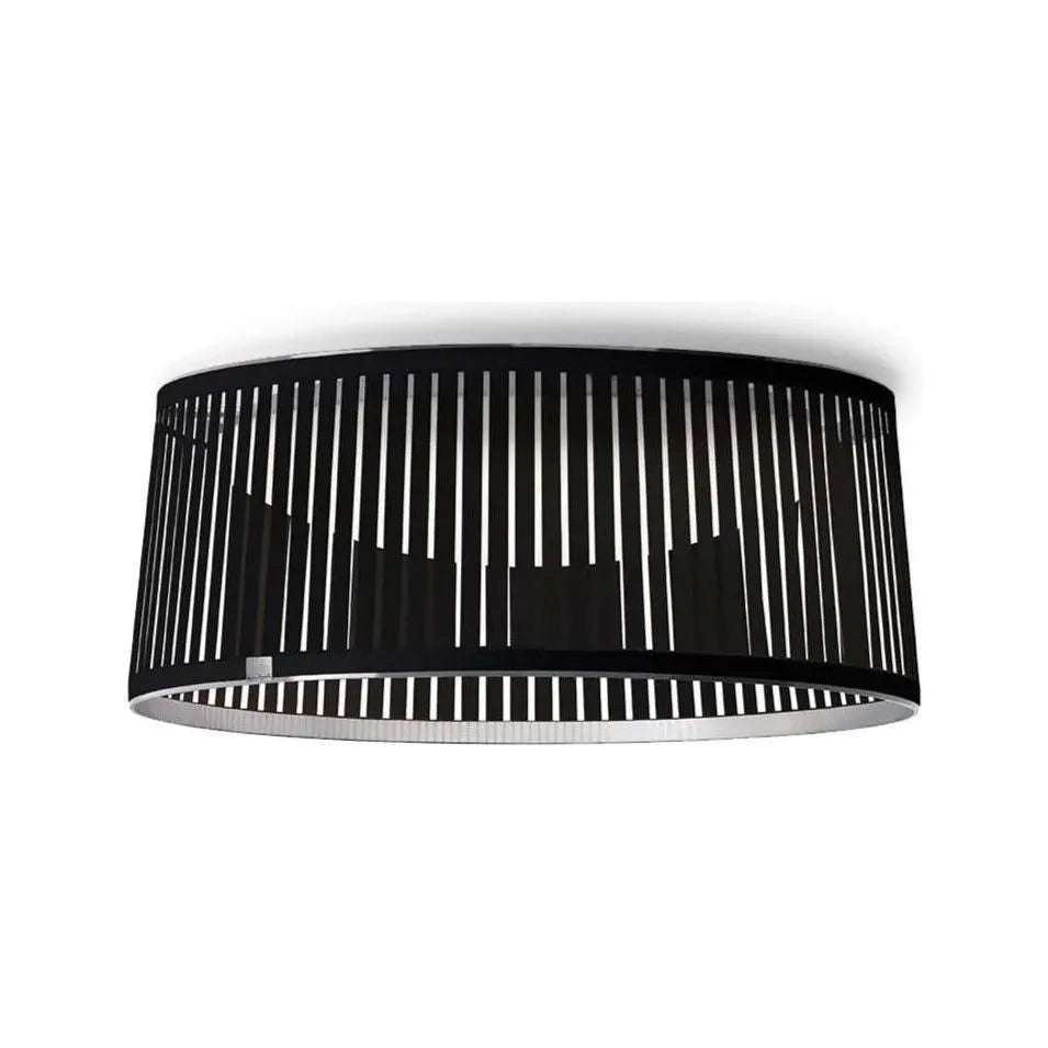 Pablo Designs - Solis Drum Flush Mount - SOLI DR FSH 24 BLK | Montreal Lighting & Hardware