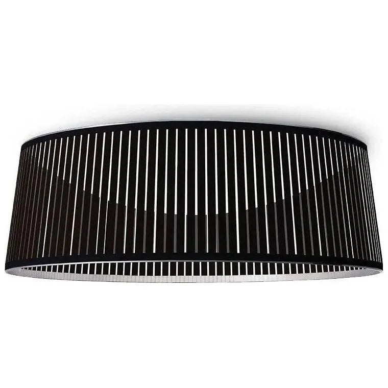 Pablo Designs - Solis Drum Flush Mount - SOLI DR FSH 36 BLK | Montreal Lighting & Hardware