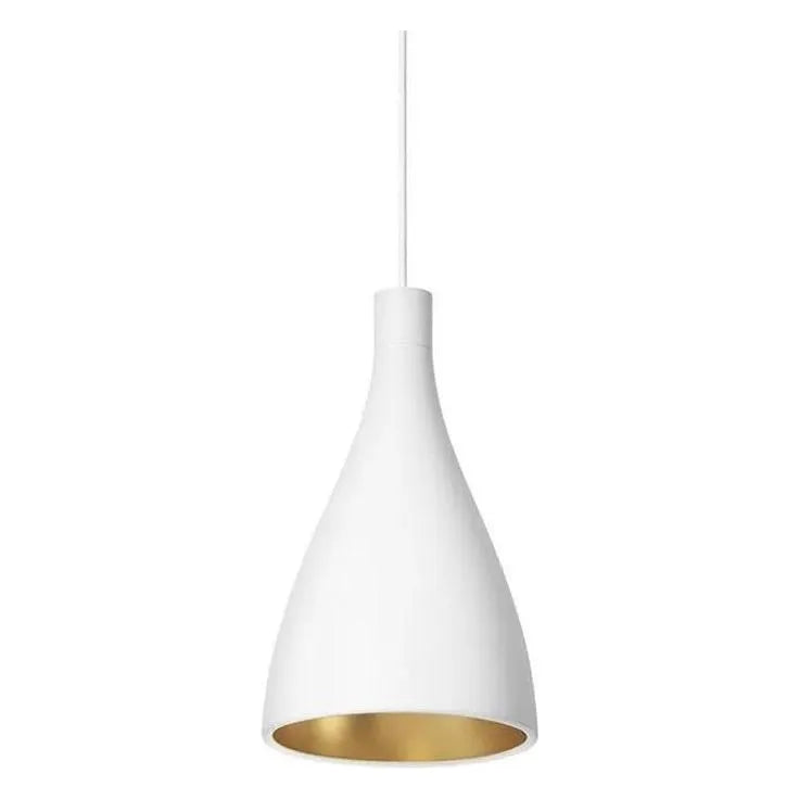 Pablo Designs - Swell Single Pendant - SWEL NRW WHT/BRA | Montreal Lighting & Hardware
