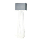 Pablo Designs - Tube Top Floor Lamp - TT 60 GRY/CLR | Montreal Lighting & Hardware