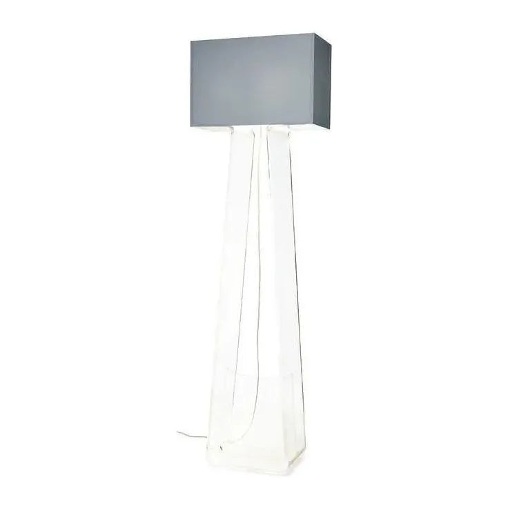 Pablo Designs - Tube Top Floor Lamp - TT 60 WHT/CLR | Montreal Lighting & Hardware