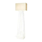 Pablo Designs - Tube Top Floor Lamp - TT 60 WHT/CLR | Montreal Lighting & Hardware