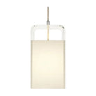 Pablo Designs - Tube Top Pendant - TTP 7 WHT/CLR | Montreal Lighting & Hardware