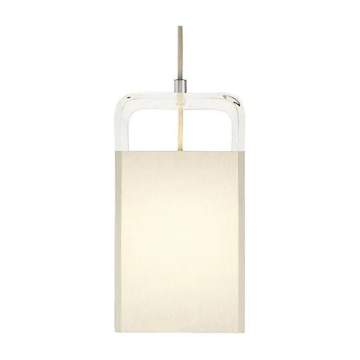 Pablo Designs - Tube Top Pendant - TTP 7 WHT/CLR | Montreal Lighting & Hardware