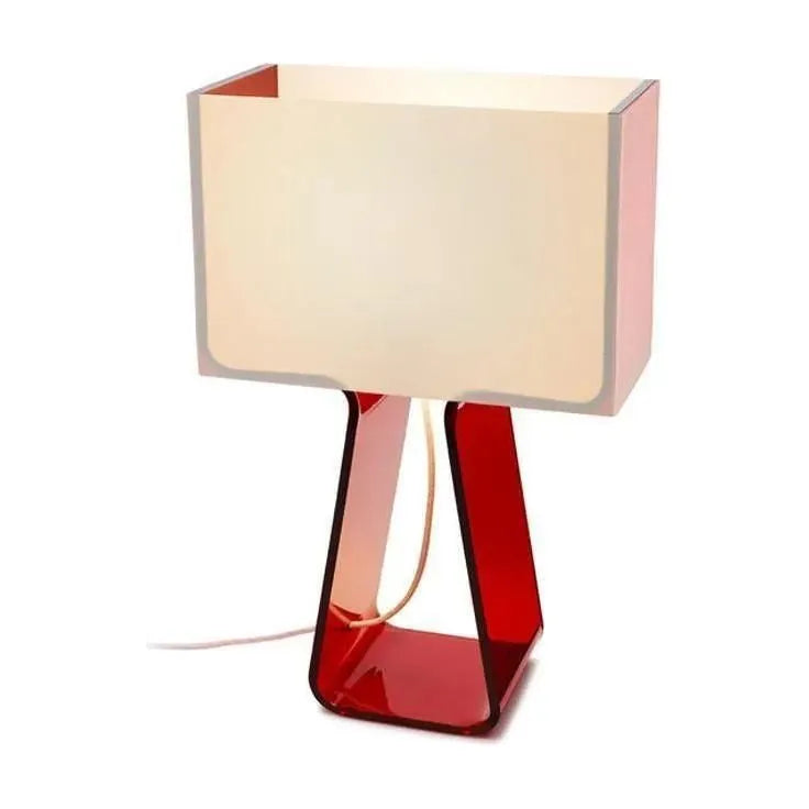 Pablo Designs - Tube Top Table Lamp - TT 14 RED | Montreal Lighting & Hardware
