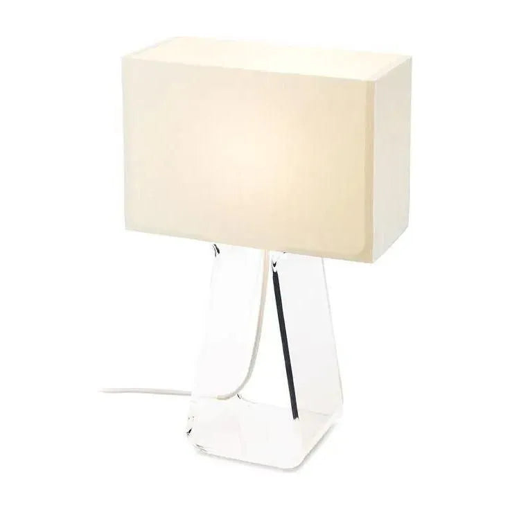 Pablo Designs - Tube Top Table Lamp - TT 14 WHT/CLR | Montreal Lighting & Hardware