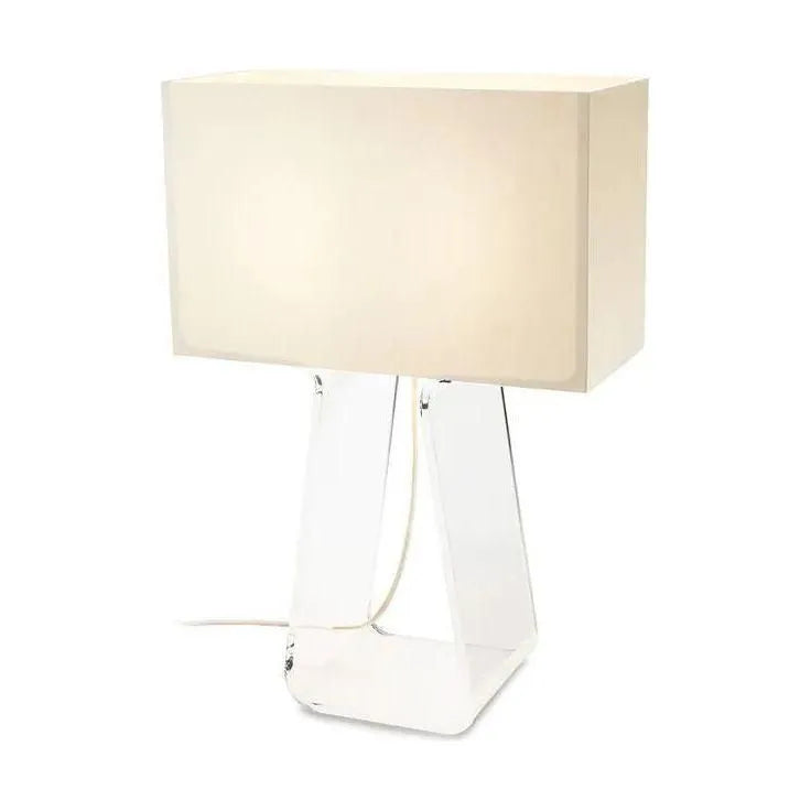 Pablo Designs - Tube Top Table Lamp - TT 21 WHT/CLR | Montreal Lighting & Hardware