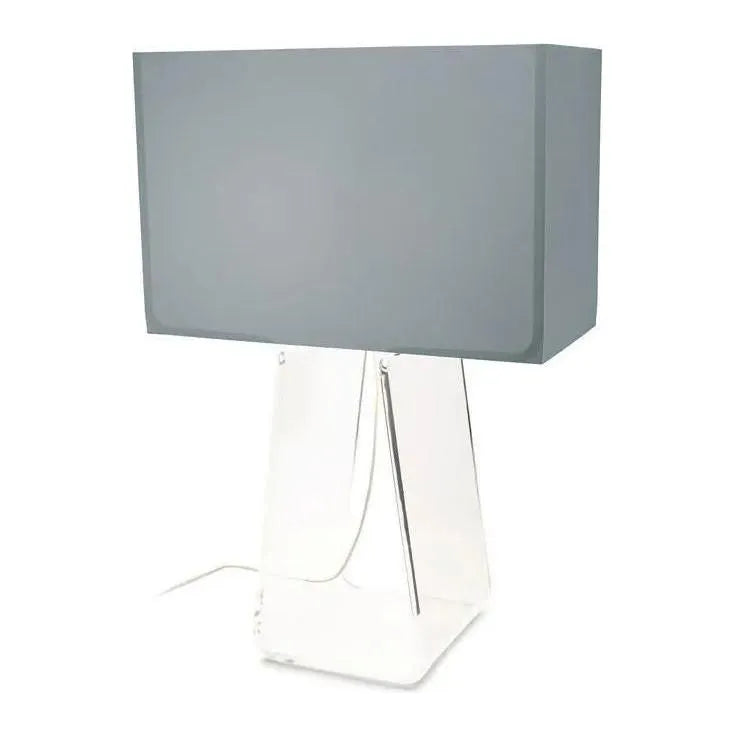 Pablo Designs - Tube Top Table Lamp - TT 27 GRY/CLR | Montreal Lighting & Hardware
