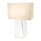 Pablo Designs - Tube Top Table Lamp - TT 27 WHT/CLR | Montreal Lighting & Hardware
