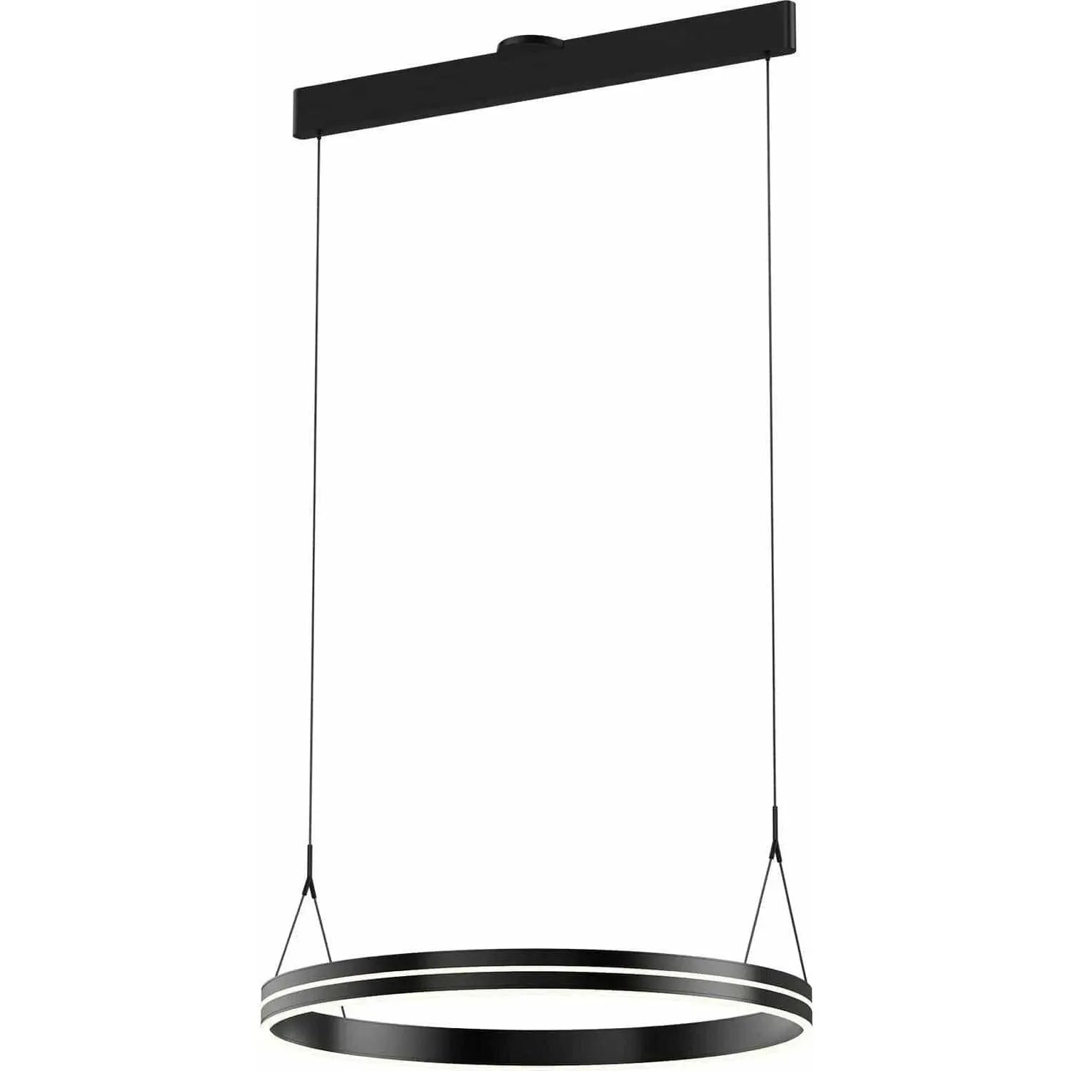 PageOne Lighting - Athena Round LED Chandelier - PP020245-SBB | Montreal Lighting & Hardware