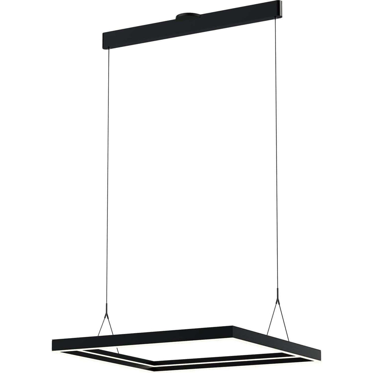 PageOne Lighting - Athena Square LED Chandelier - PP020249-SBB | Montreal Lighting & Hardware