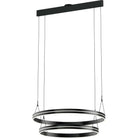 PageOne Lighting - Athena Two-Tier Round LED Chandelier - PP020251-SBB | Montreal Lighting & Hardware