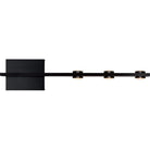 PageOne Lighting - Aurora Off-Center LED Wall Sconce - PW131318-SBB | Montreal Lighting & Hardware