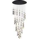 PageOne Lighting - Beam LED Chandelier - PP020167-BG/AL/SDG | Montreal Lighting & Hardware