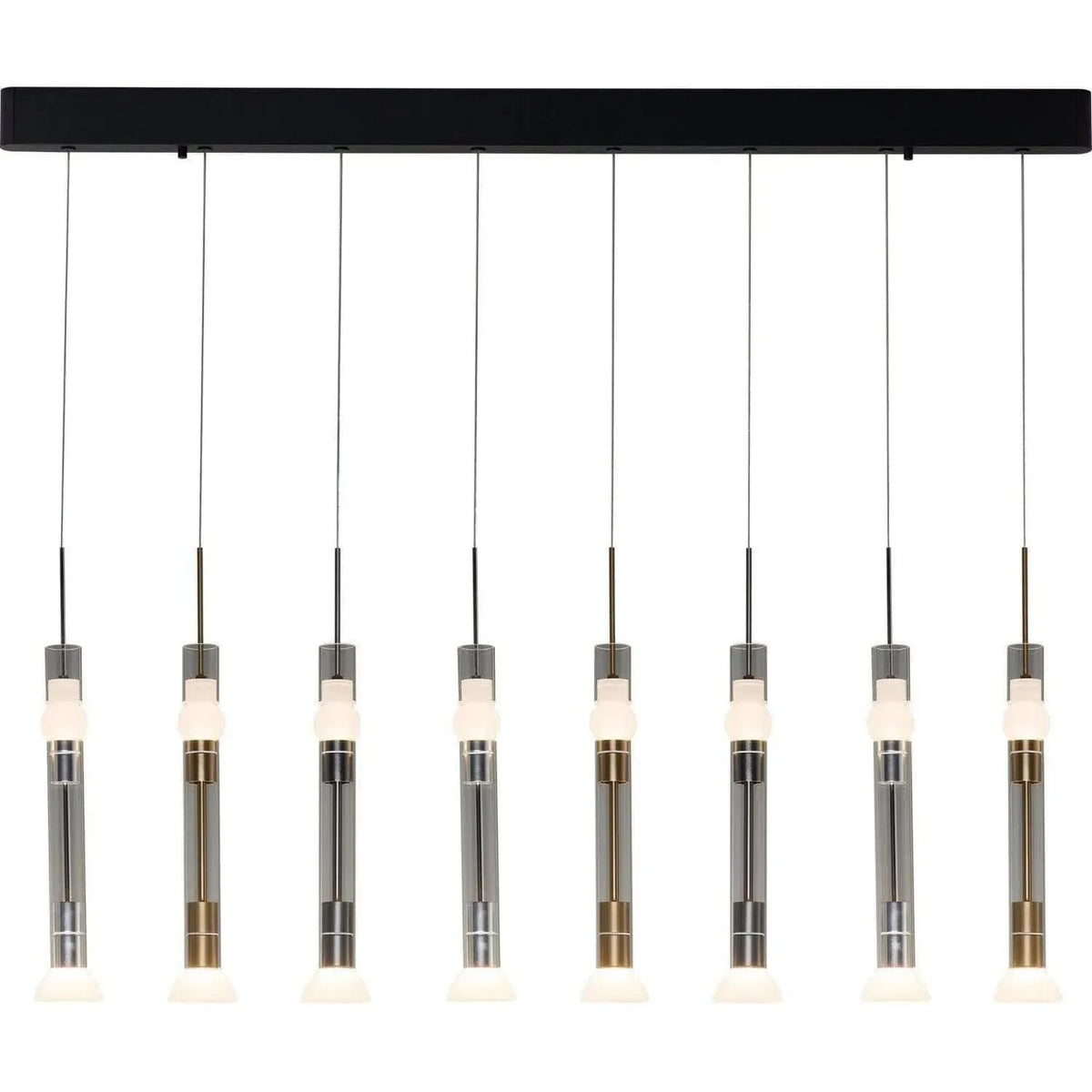 PageOne Lighting - Beam LED Linear Pendant - PP020169-BG/AL/SDG | Montreal Lighting & Hardware