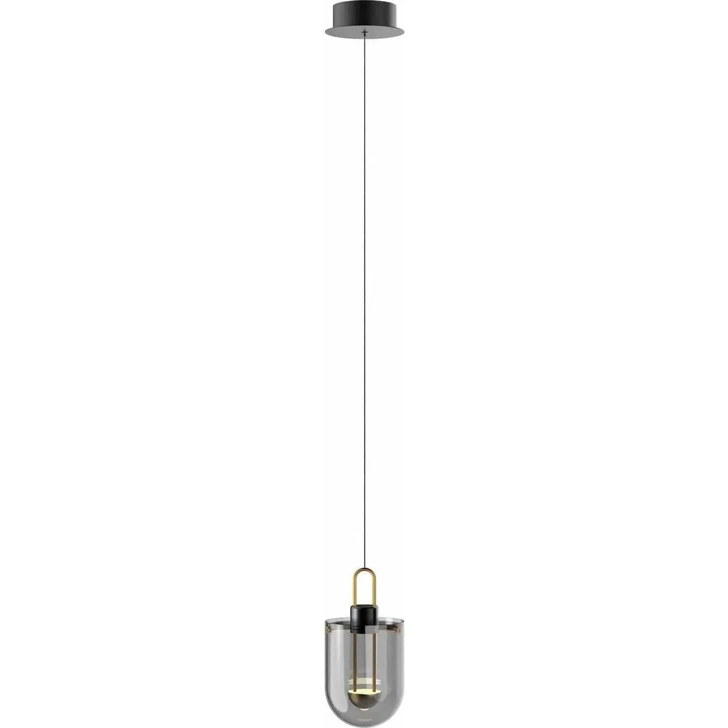 PageOne Lighting - Century LED Pendant - PP121365-SDG/SM | Montreal Lighting & Hardware
