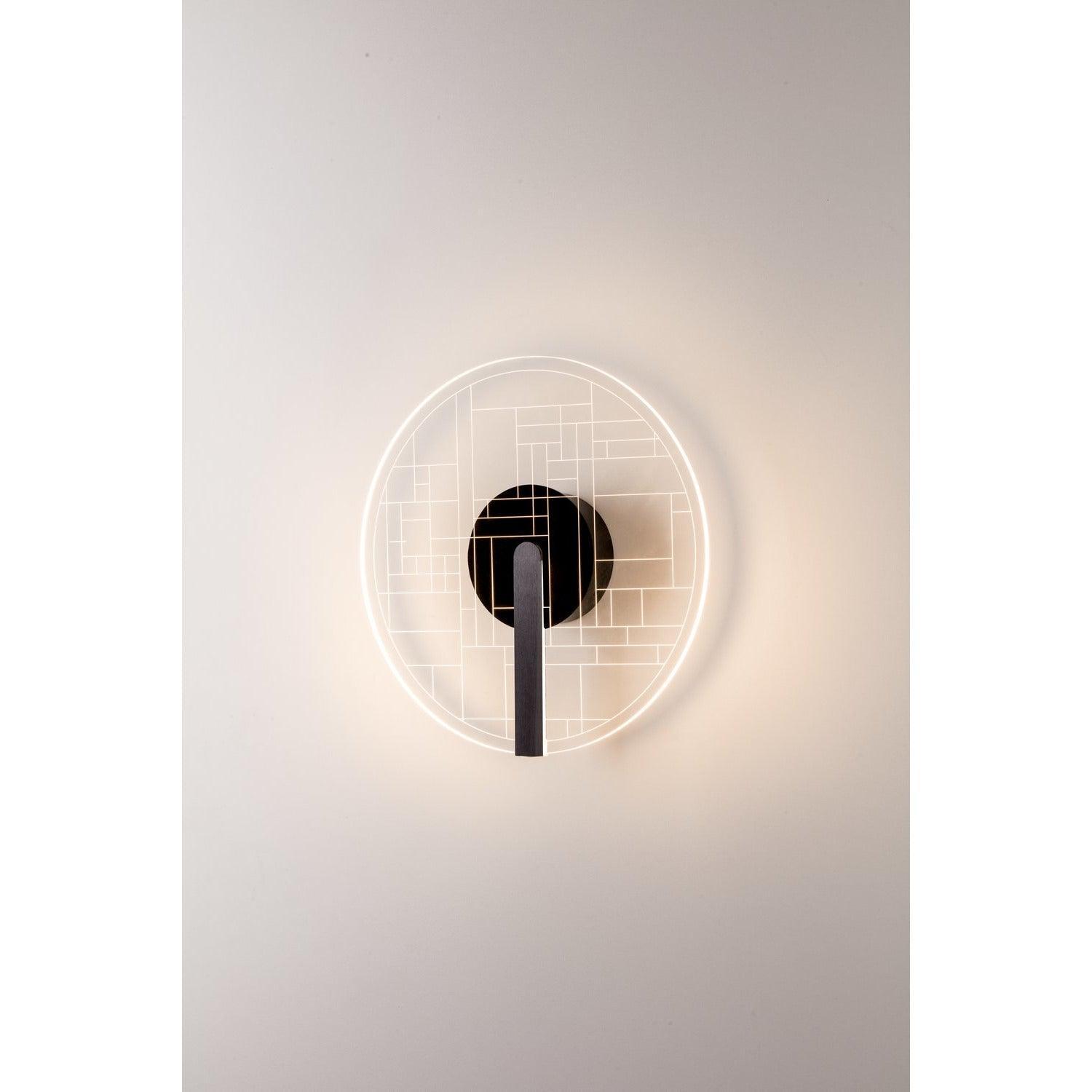PageOne Lighting - Circuit LED Wall Sconce - PW030051-SDG/CL | Montreal Lighting & Hardware