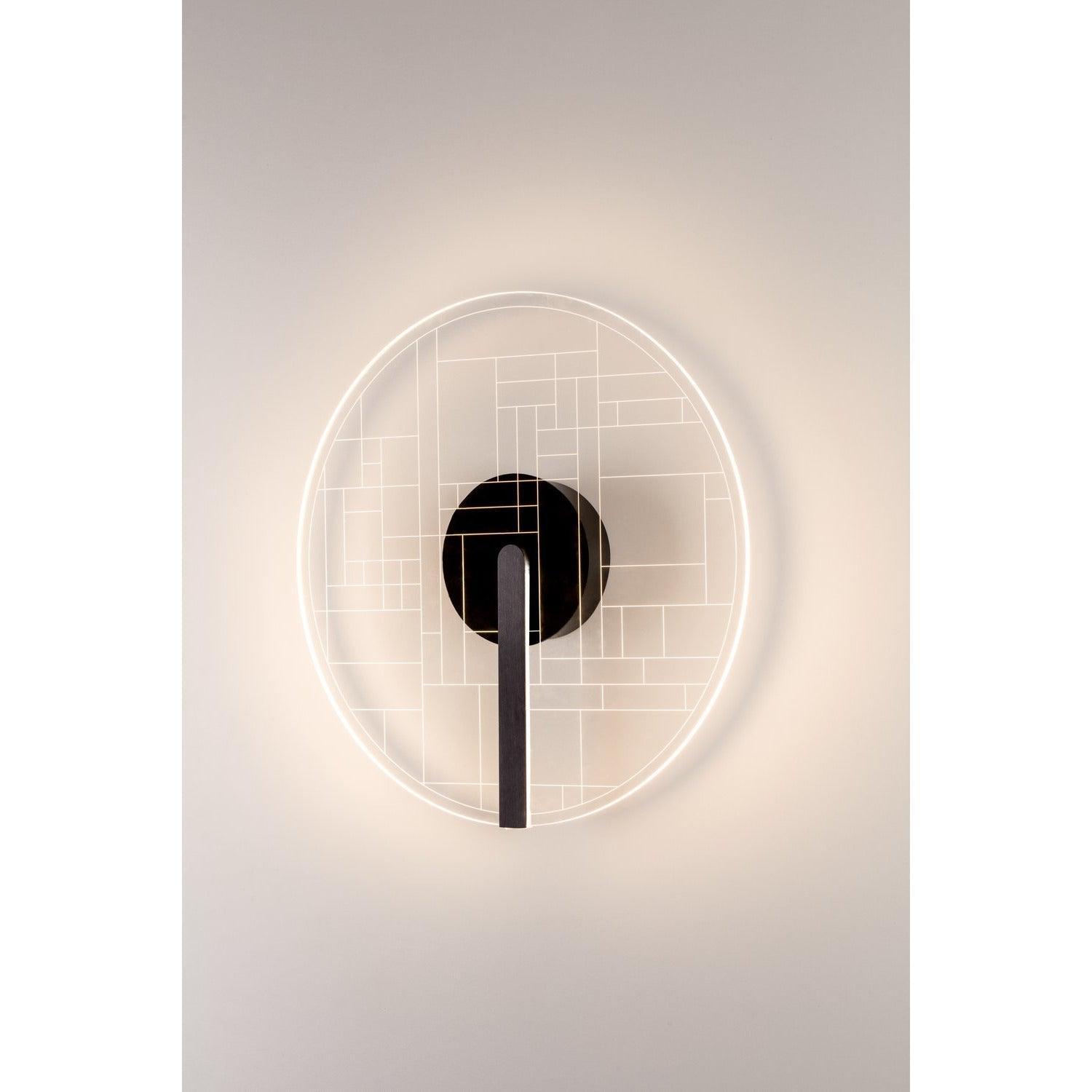 PageOne Lighting - Circuit LED Wall Sconce - PW030052-SDG/CL | Montreal Lighting & Hardware