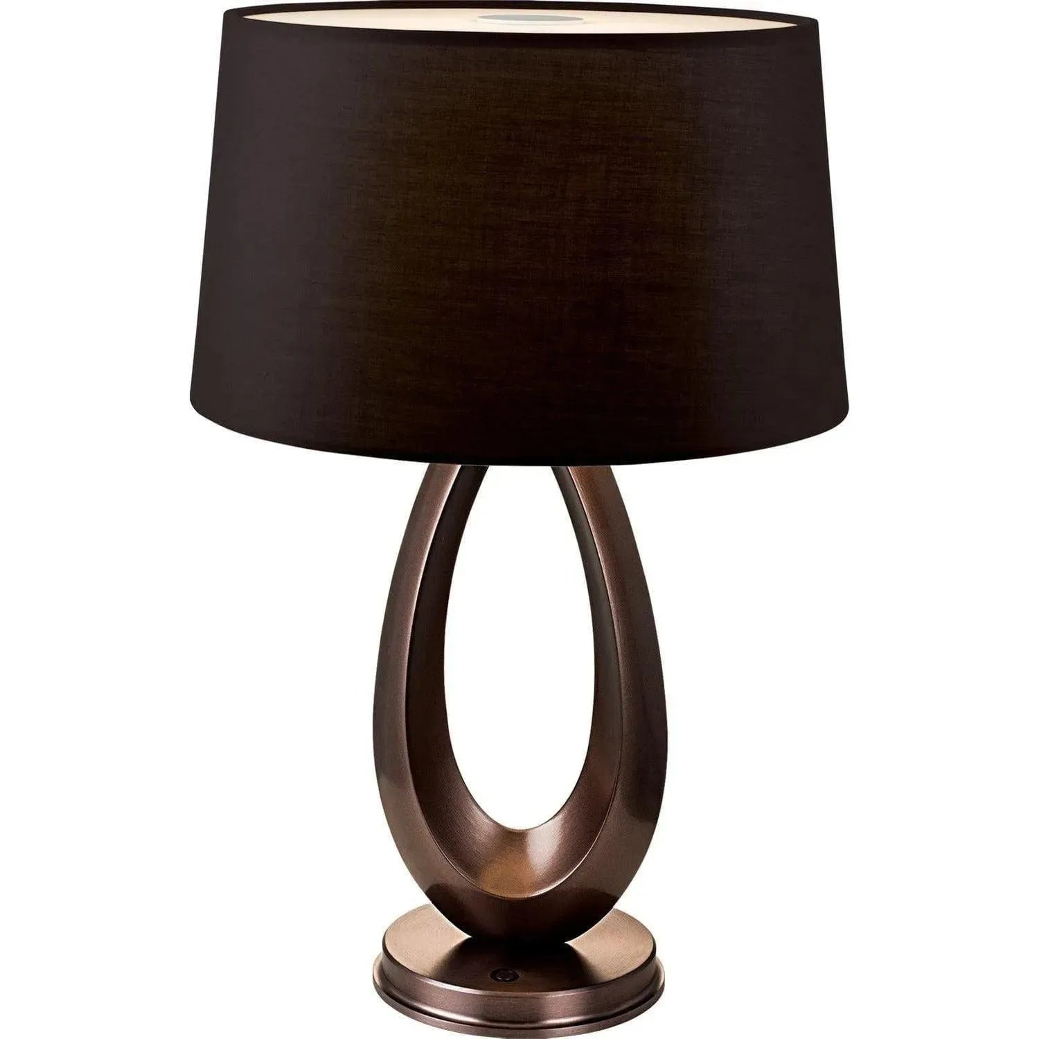 PageOne Lighting - Elisa LED Table Lamp - PT140914-DT/BK | Montreal Lighting & Hardware