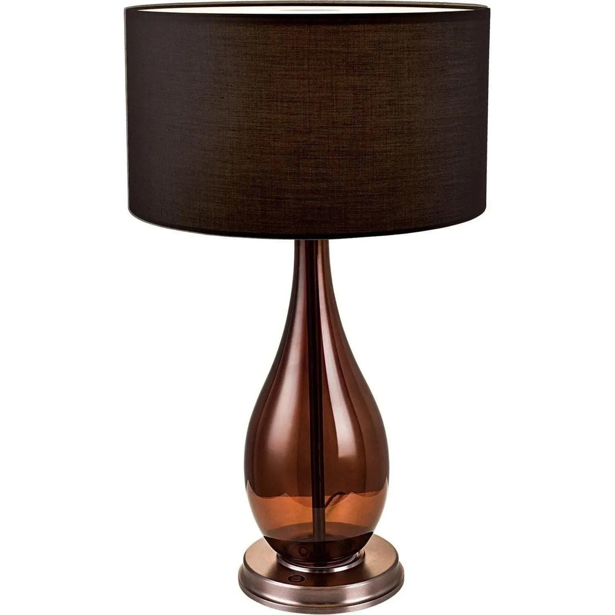 PageOne Lighting - Fabio LED Table Lamp - PT140920-DT/BK | Montreal Lighting & Hardware