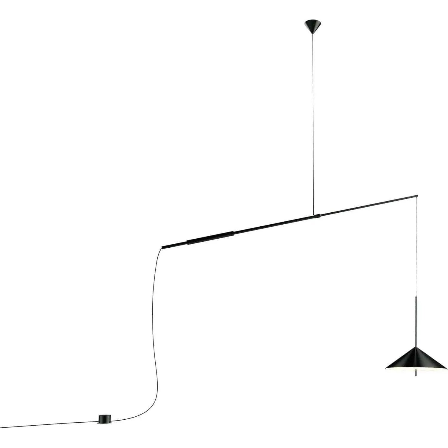 PageOne Lighting - Fisher Plug-In LED Pendant - PP020217-SDG | Montreal Lighting & Hardware