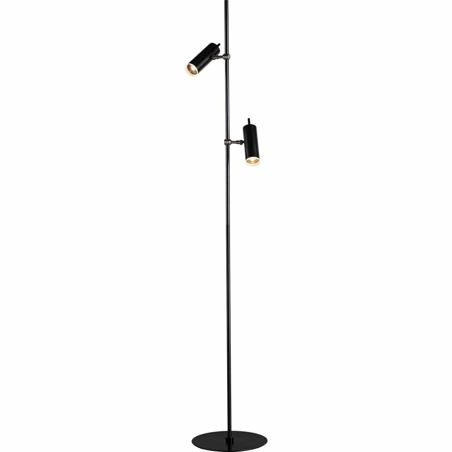 PageOne Lighting - Focus LED Floor Lamp - PF150594-SDG | Montreal Lighting & Hardware