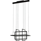 PageOne Lighting - Geometry LED Chandelier - PP121423-SDG | Montreal Lighting & Hardware