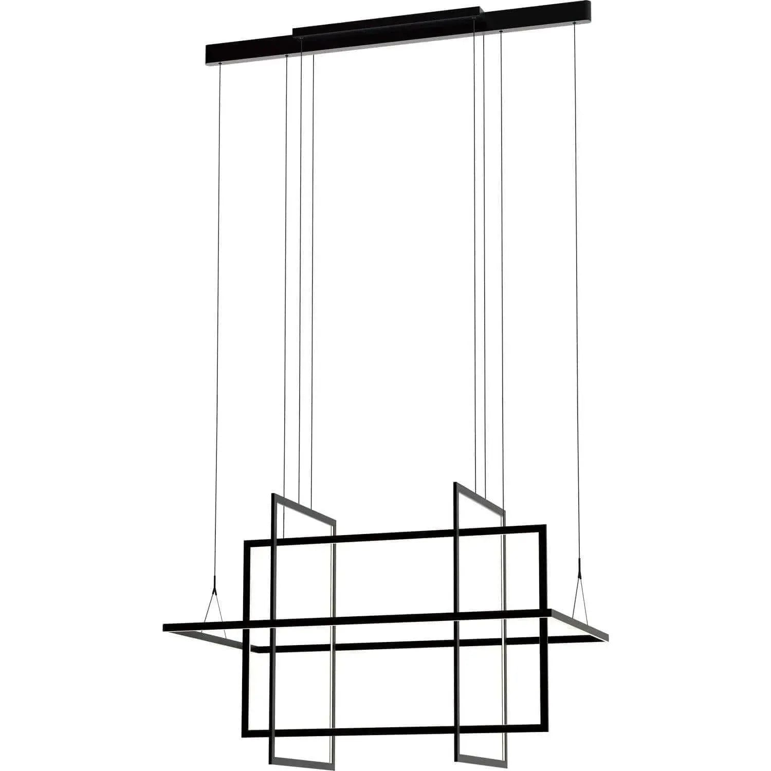 PageOne Lighting - Geometry LED Chandelier - PP121463-SDG | Montreal Lighting & Hardware
