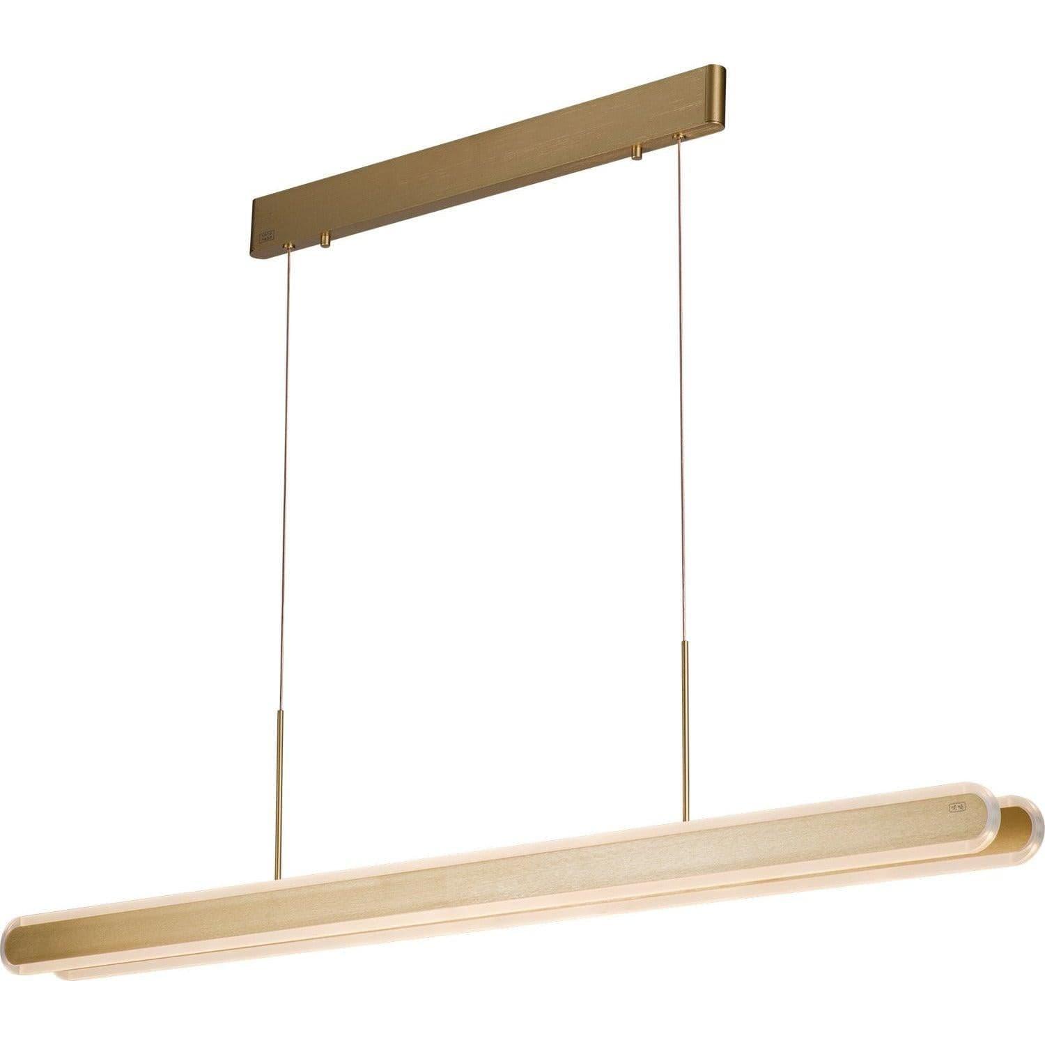 PageOne Lighting - Gianni LED Linear Pendant - PP020114-BC | Montreal Lighting & Hardware