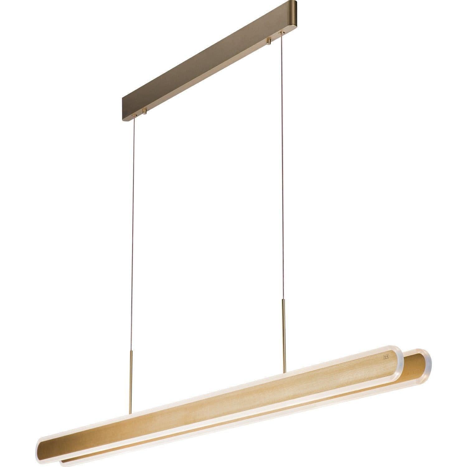 PageOne Lighting - Gianni LED Linear Pendant - PP020115-BC | Montreal Lighting & Hardware