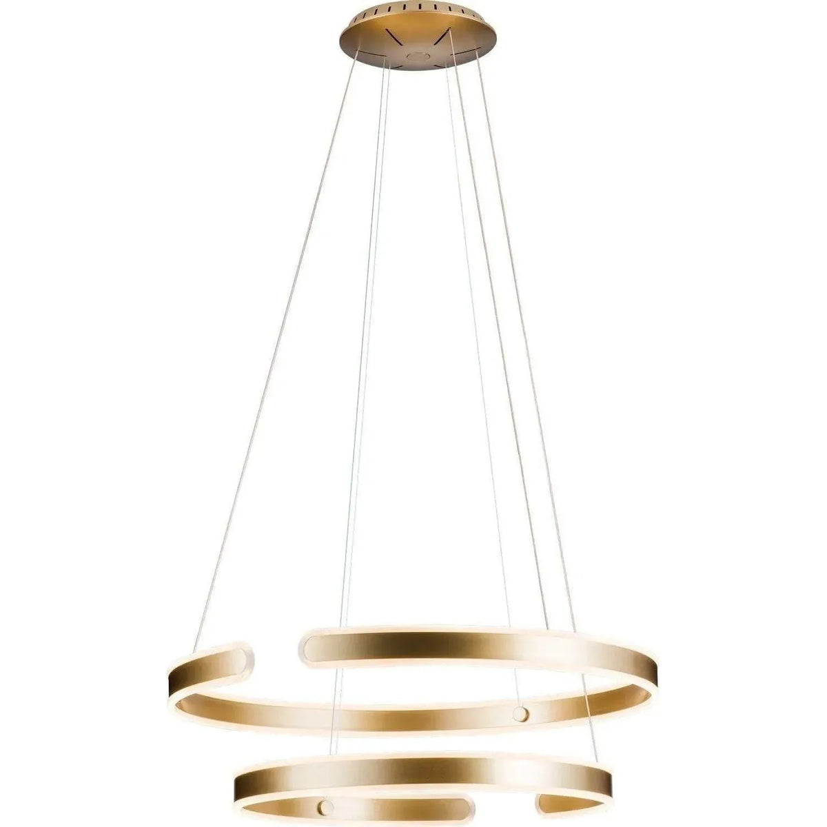 PageOne Lighting - Gianni Two-Tier LED Pendant - PP020111-BC | Montreal Lighting & Hardware