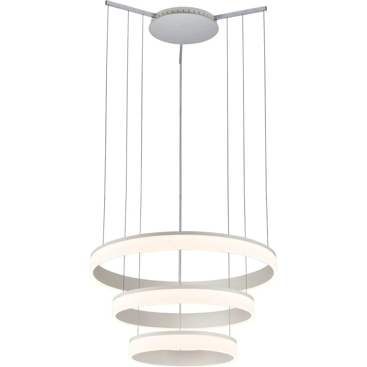 PageOne Lighting - Halo Three-Tier LED Pendant - PP120984-VW/CM | Montreal Lighting & Hardware