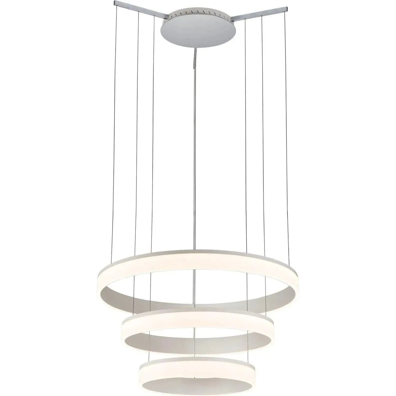PageOne Lighting - Halo Three-Tier LED Pendant - PP120984-VW/CM | Montreal Lighting & Hardware