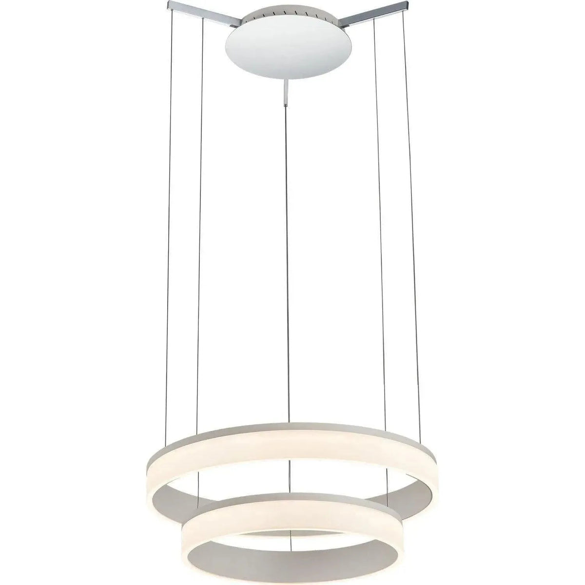 PageOne Lighting - Halo Two-Tier LED Pendant - PP120048-VW/CM | Montreal Lighting & Hardware