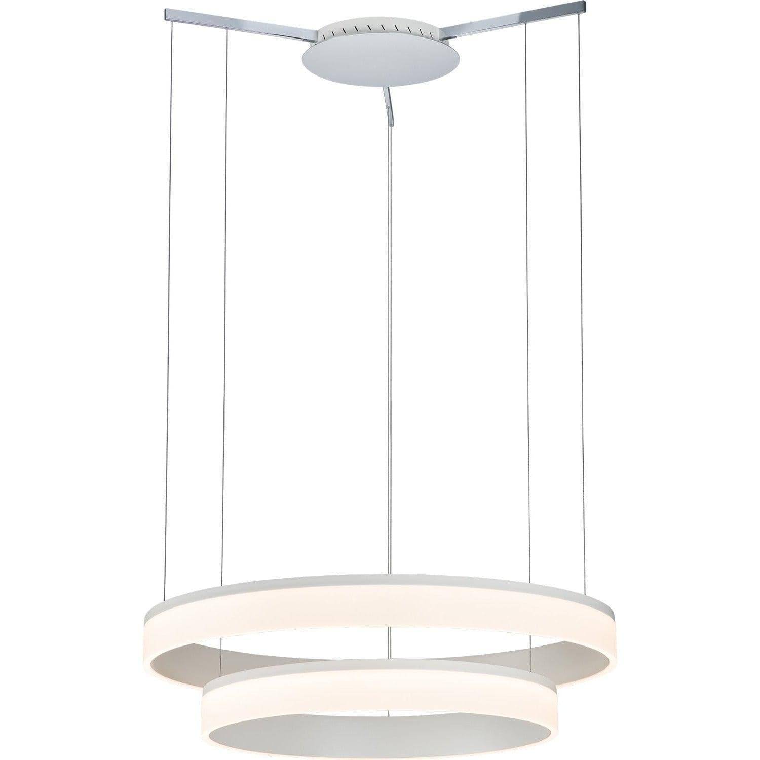 PageOne Lighting - Halo Two-Tier LED Pendant - PP120983-VW/CM | Montreal Lighting & Hardware