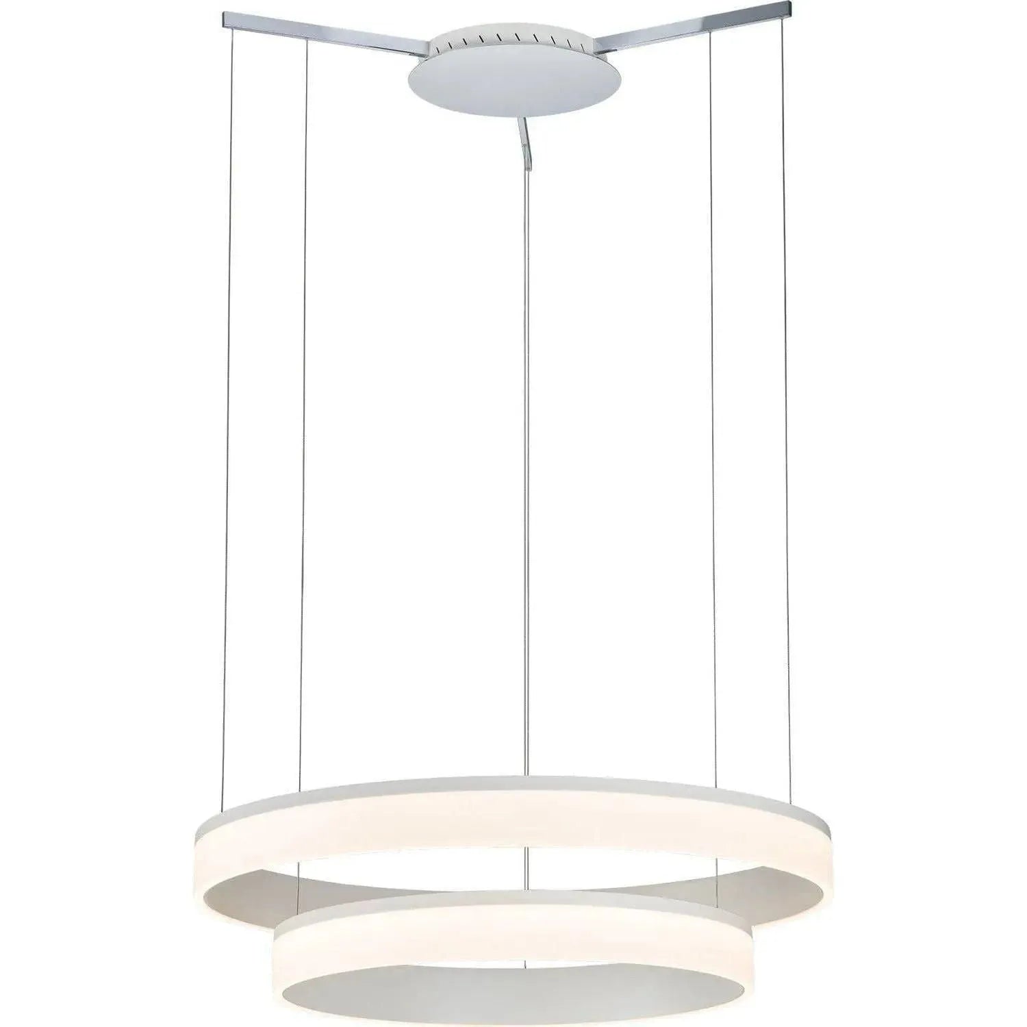 PageOne Lighting - Halo Two-Tier LED Pendant - PP120048-VW/CM | Montreal Lighting & Hardware