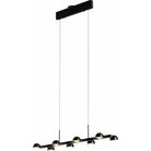 PageOne Lighting - Horoscope LED Linear Pendant - PP121460-SDG | Montreal Lighting & Hardware
