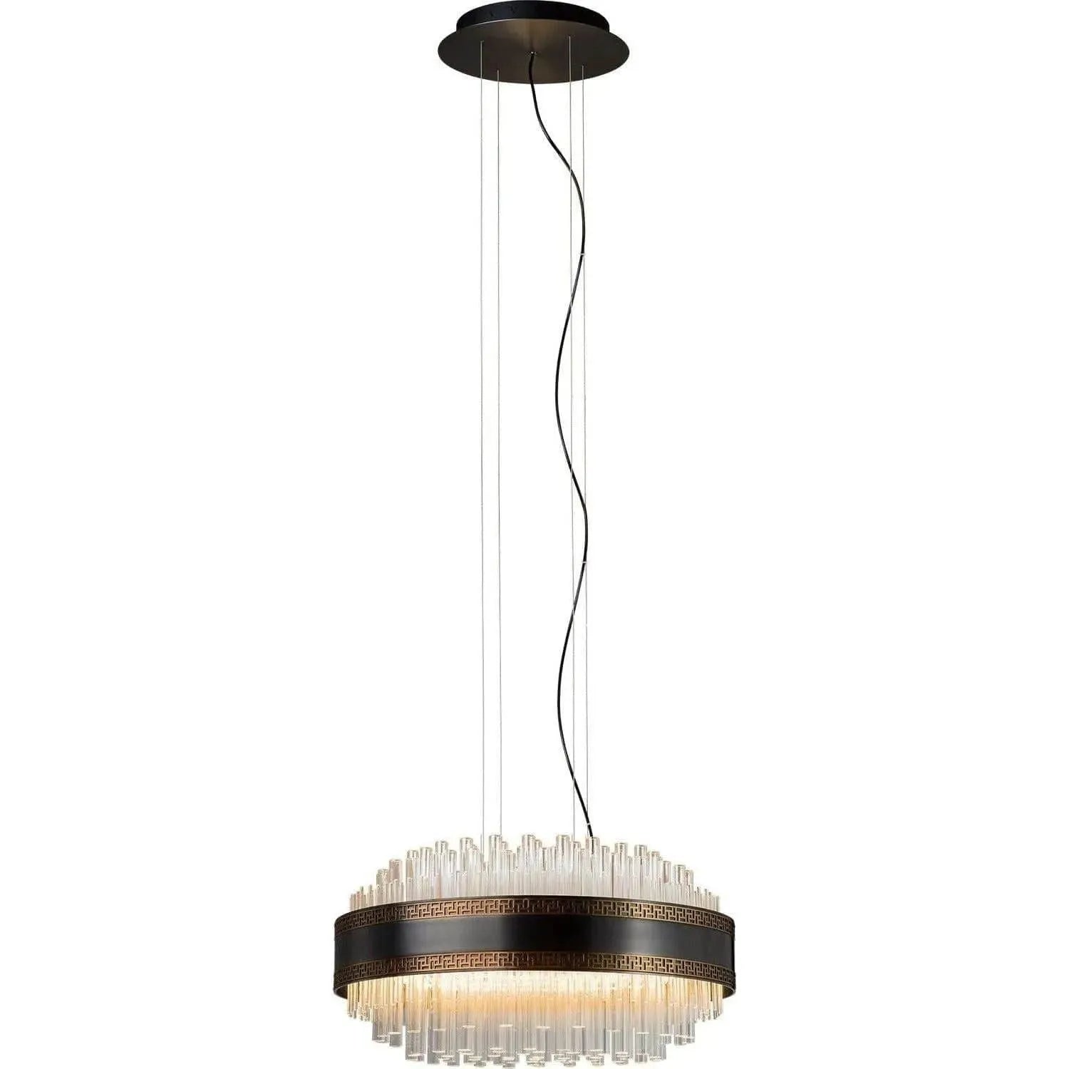 PageOne Lighting - Illusion LED Chandelier - PP121208-SDG | Montreal Lighting & Hardware