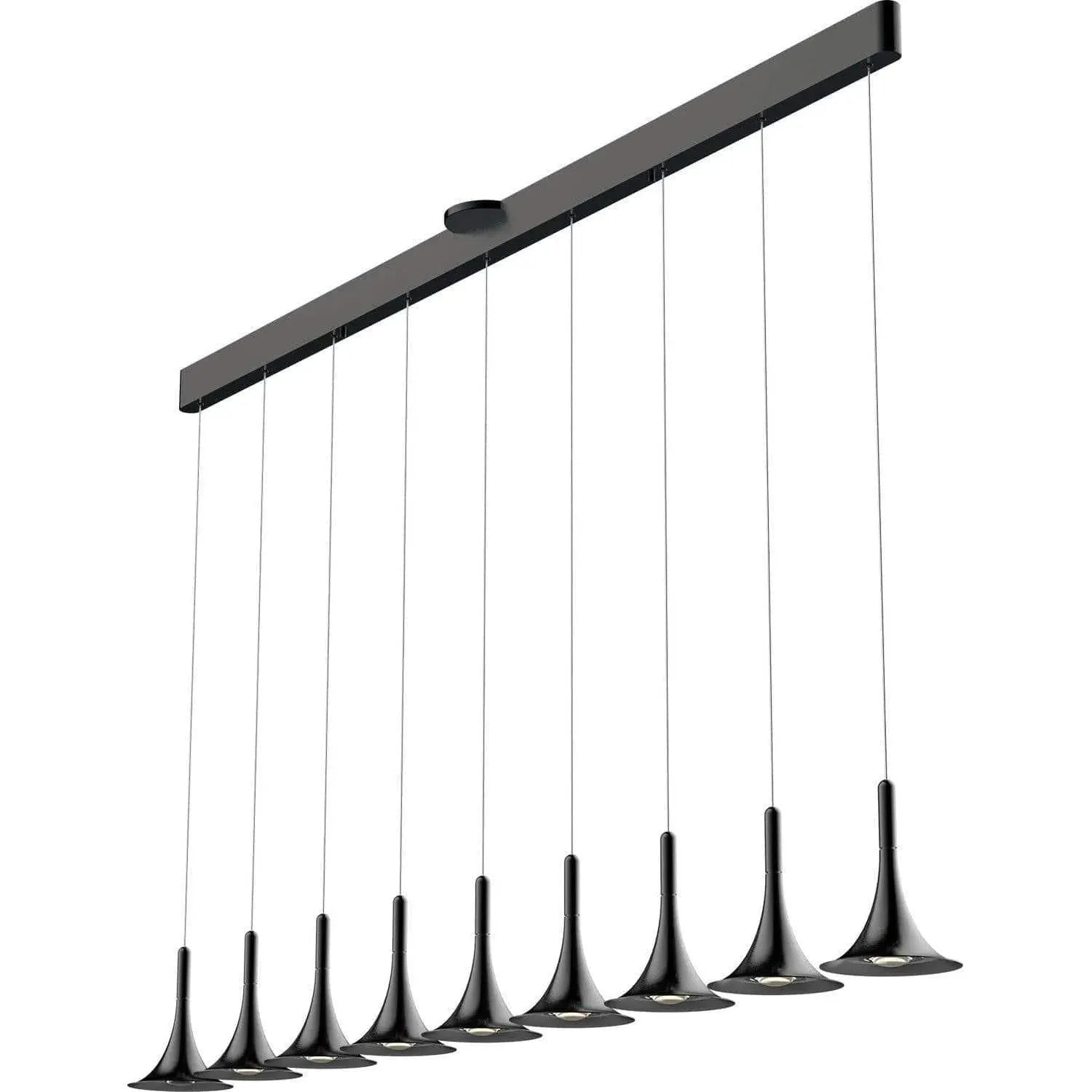 PageOne Lighting - Jazz LED Linear Pendant - PP020127-SDG | Montreal Lighting & Hardware