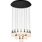 PageOne Lighting - La Botella LED Chandelier - PP121219-DT/AL/BG | Montreal Lighting & Hardware