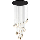 PageOne Lighting - La Botella LED Chandelier - PP121221-DT/AL/BG | Montreal Lighting & Hardware