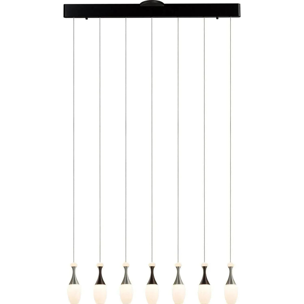 PageOne Lighting - La Botella Linear LED Pendant - PP121234-DT/AL | Montreal Lighting & Hardware