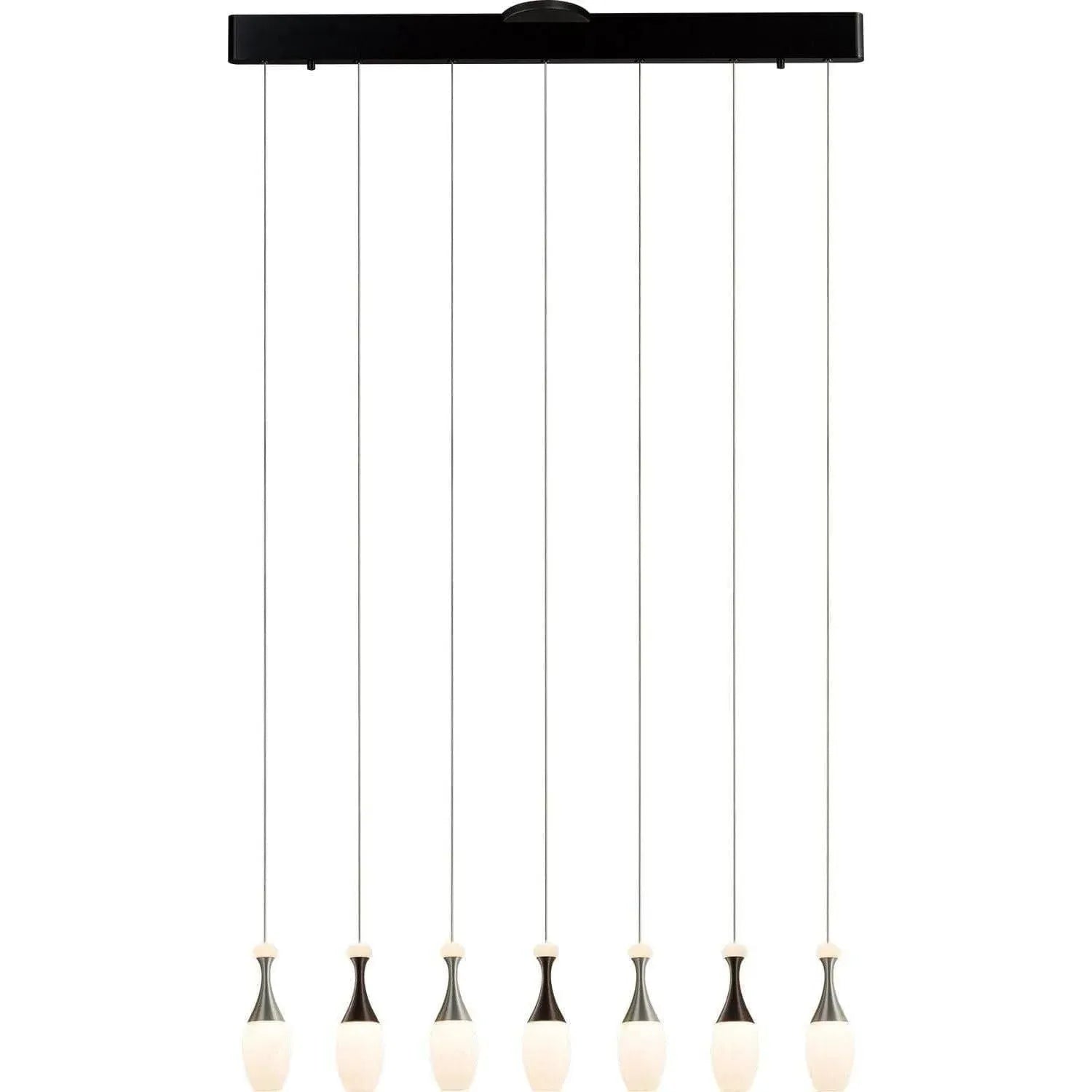 PageOne Lighting - La Botella Linear LED Pendant - PP121234-DT/AL | Montreal Lighting & Hardware