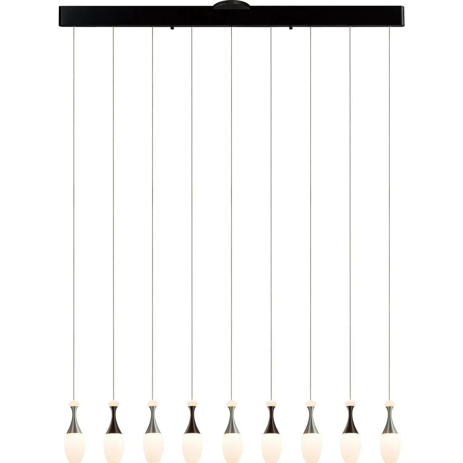 PageOne Lighting - La Botella Linear LED Pendant - PP121234-DT/AL | Montreal Lighting & Hardware