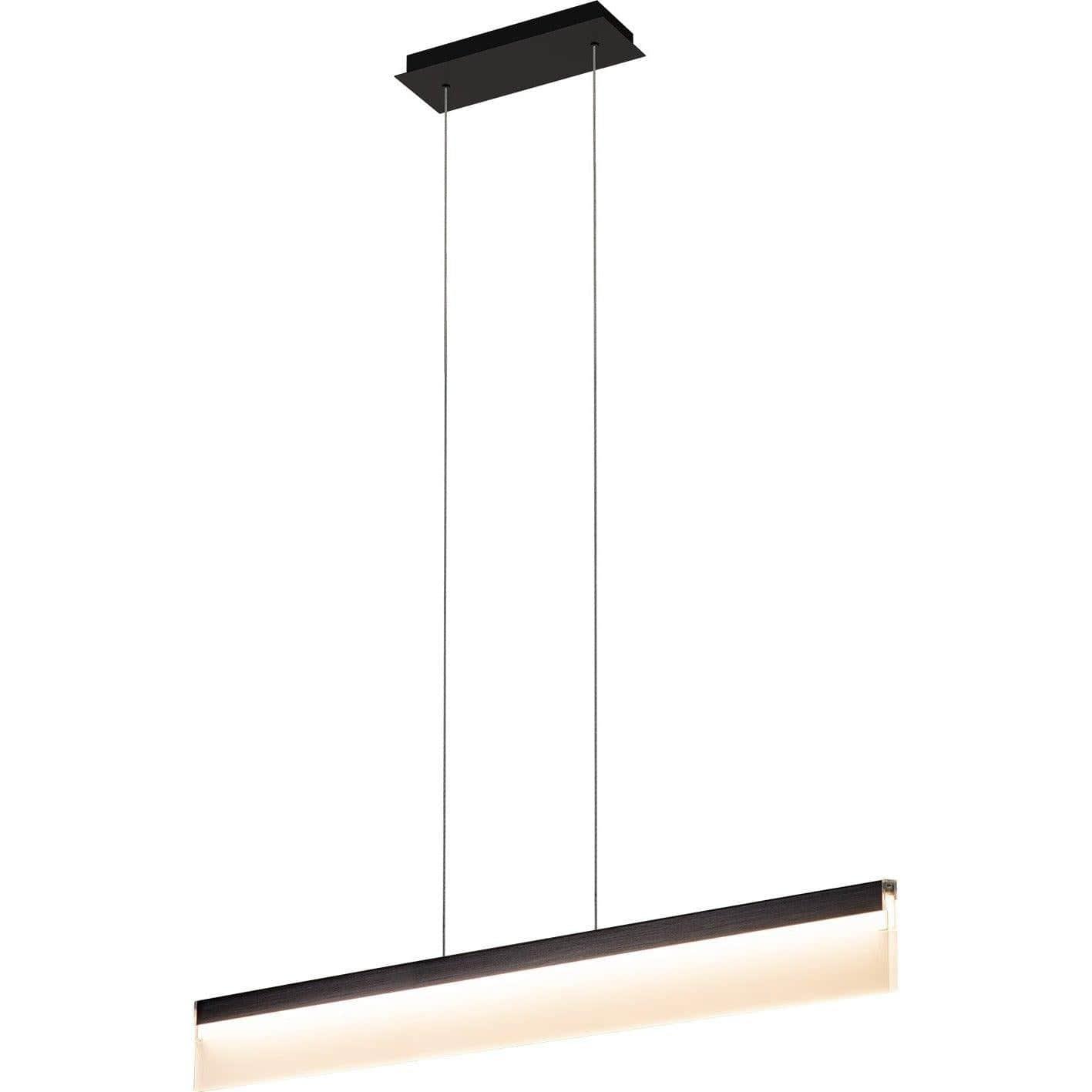 PageOne Lighting - Lange Linear LED Pendant - PP020024-BBK | Montreal Lighting & Hardware